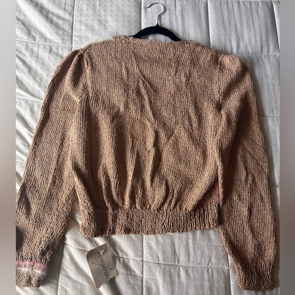Vintage Deadstock Handmade Neapolitan Colour-block Angora Blend Sweater S/M - Picture 5 of 9